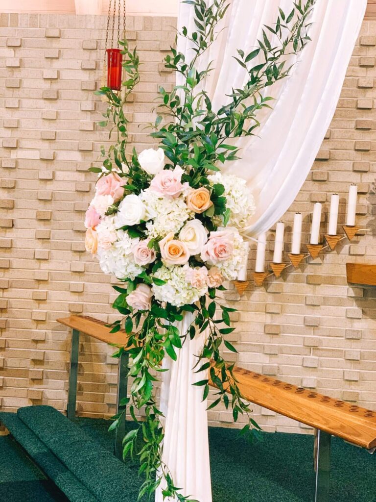 Wedding arch decor